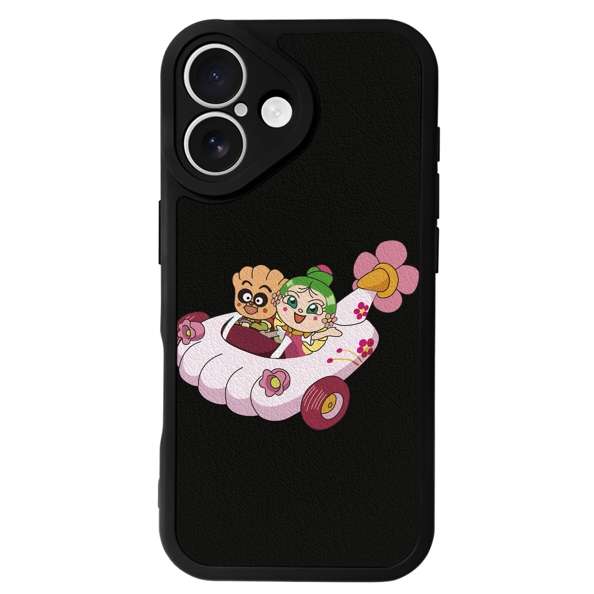 （画像用） アンパンマン Anpanman 【iPhone 16シリーズ対応】シリコンスマホケース（レザー調） 材質：シリコン